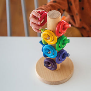 Sorting Helper Building Rings Rainbow