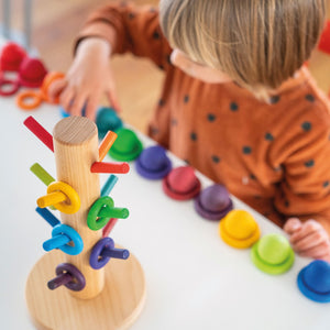 Sorting Helper Building Rings Rainbow