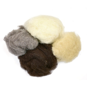 Organic fairytale wool - Earth tones