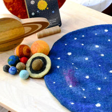 Load image into Gallery viewer, Solar system outer space with felt planets
