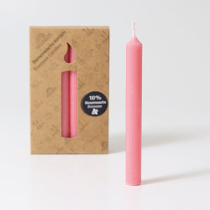 Old Rose Beeswax Candles (10%) 12 Pack