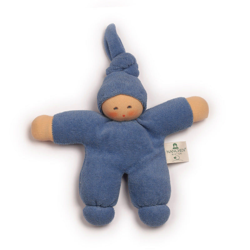 Organic Waldorf Pimpel doll - Blue