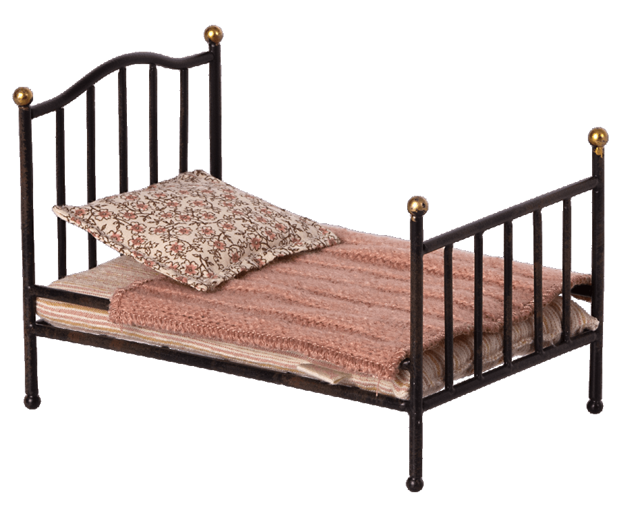 Vintage bed, Mouse - Anthracite