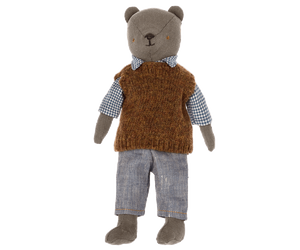 Shirt, slipover and pants for Teddy dad