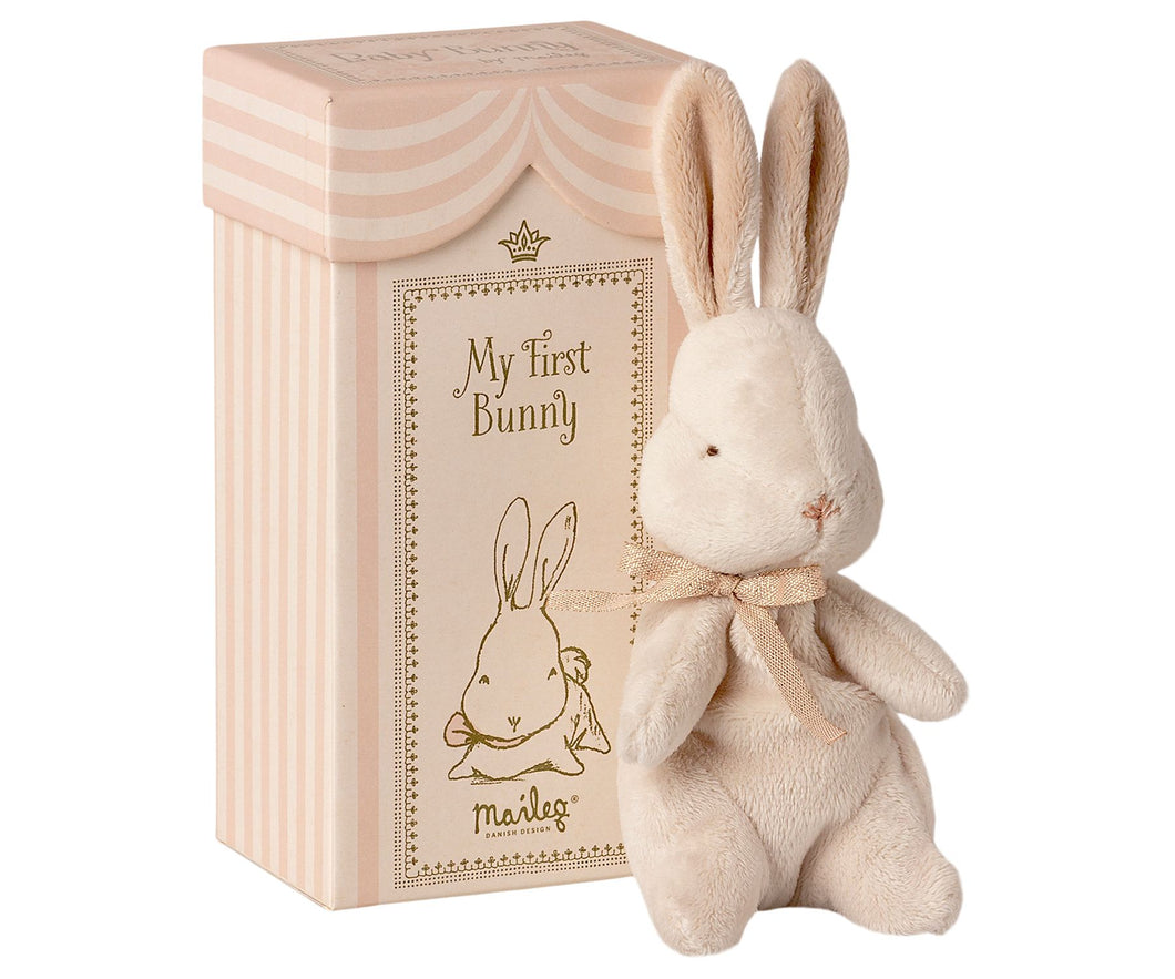 My First Bunny in Box, Dusty rose