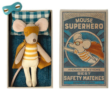 Load image into Gallery viewer, Super hero mouse, Little brother in matchbox
