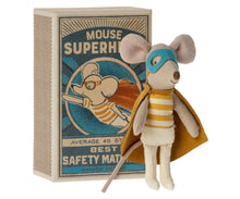 Load image into Gallery viewer, Super hero mouse, Little brother in matchbox
