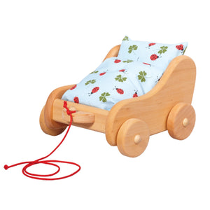 Pull-along doll pram