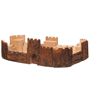 Κάστρο από φυσικό ξύλο με φλοιό
