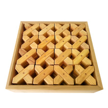 Load image into Gallery viewer, X-Bricks, 48 pieces in a wooden box
