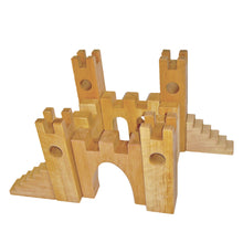 Load image into Gallery viewer, Knight&#39;s Wooden Castle - 10 pieces
