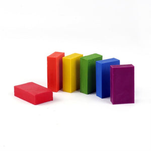 Wax blocks "unicorn", 6 colors