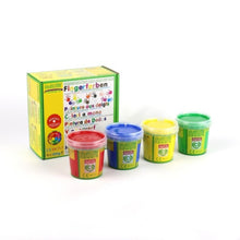Load image into Gallery viewer, Eco finger paints, 4-color set
