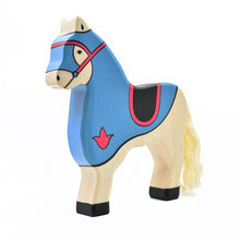 Load image into Gallery viewer, Tournament horse, blue

