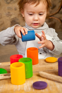 6 cups with lid in colour