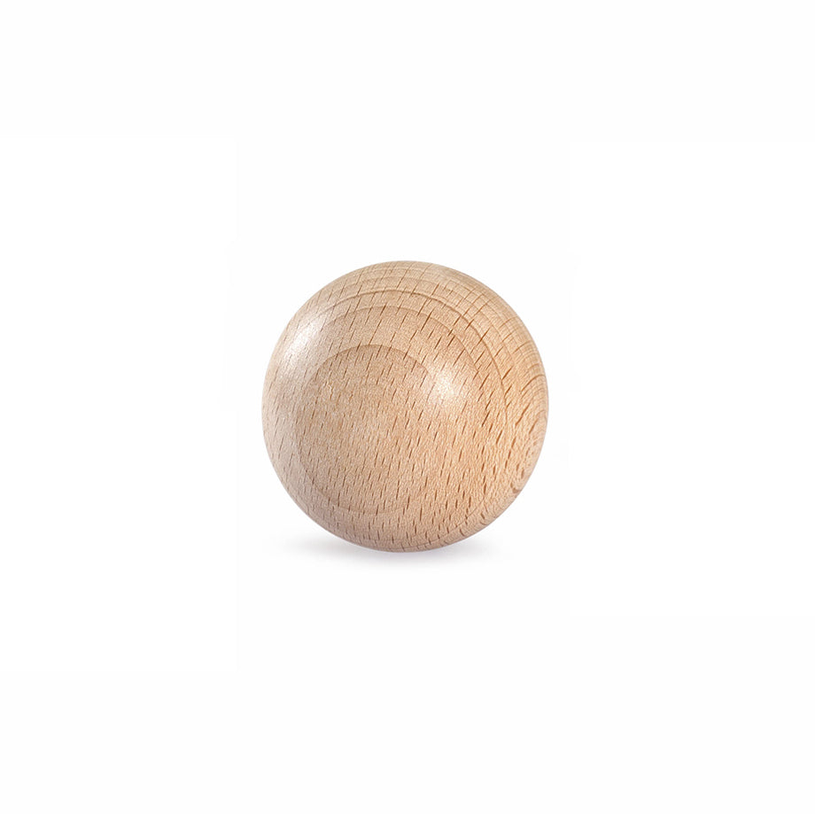 Ball, natural wood