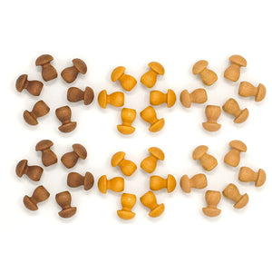Mandala Brown Mushrooms