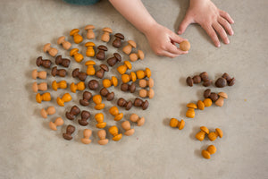 Mandala Brown Mushrooms