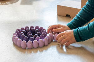 Mandala Purple Eggs