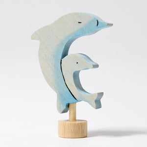 Decorative Figure Two Dolphins
