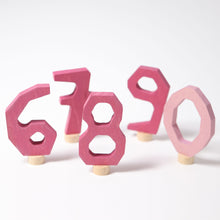 Load image into Gallery viewer, Pink Decorative Numbers 6-9 and 0
