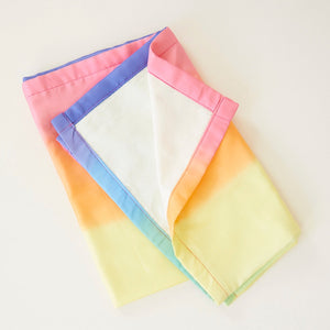 Rainbow Silk Baby Blanket
