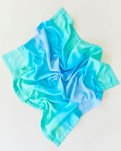Sea Glass Silk Baby Blanket