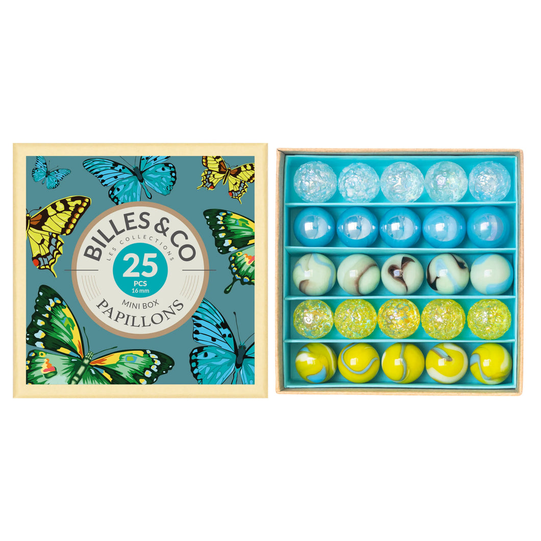 Mini-box of Butterflies Marbles