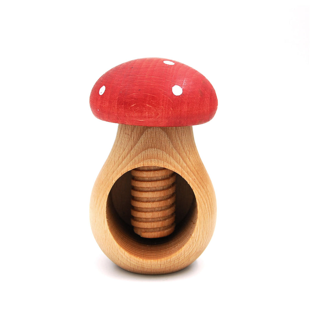 Toadstool Chestnut Holder & Nutcracker