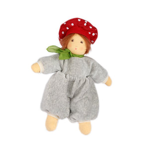 Mushroom gnome doll