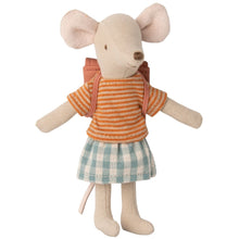 Load image into Gallery viewer, Tricycle mouse, Big sister with bag - Old rose
