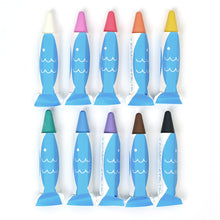Load image into Gallery viewer, Bath Crayons - 10 Colors and Sponge
