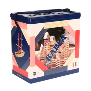 Kapla 120 Box - Dark blue, Pink & Red