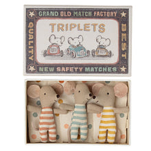 Load image into Gallery viewer, Baby mice, triplets in matchbox
