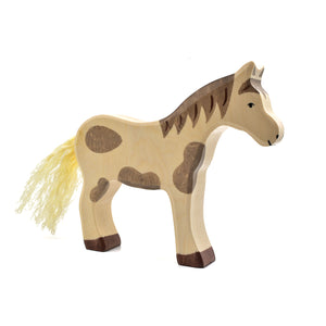 Horse, standing, dappled