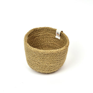 Jute Tall Basket Set - Natural