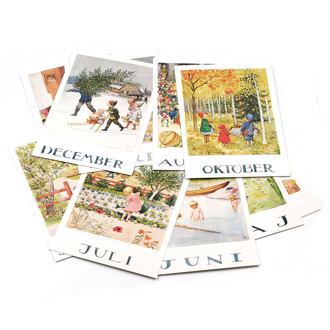 Around the Year - Postcard set