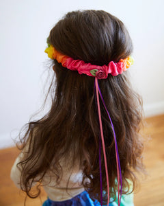 Silk Garland in Rainbow