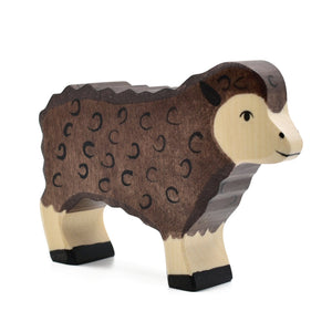 Sheep, standing, black