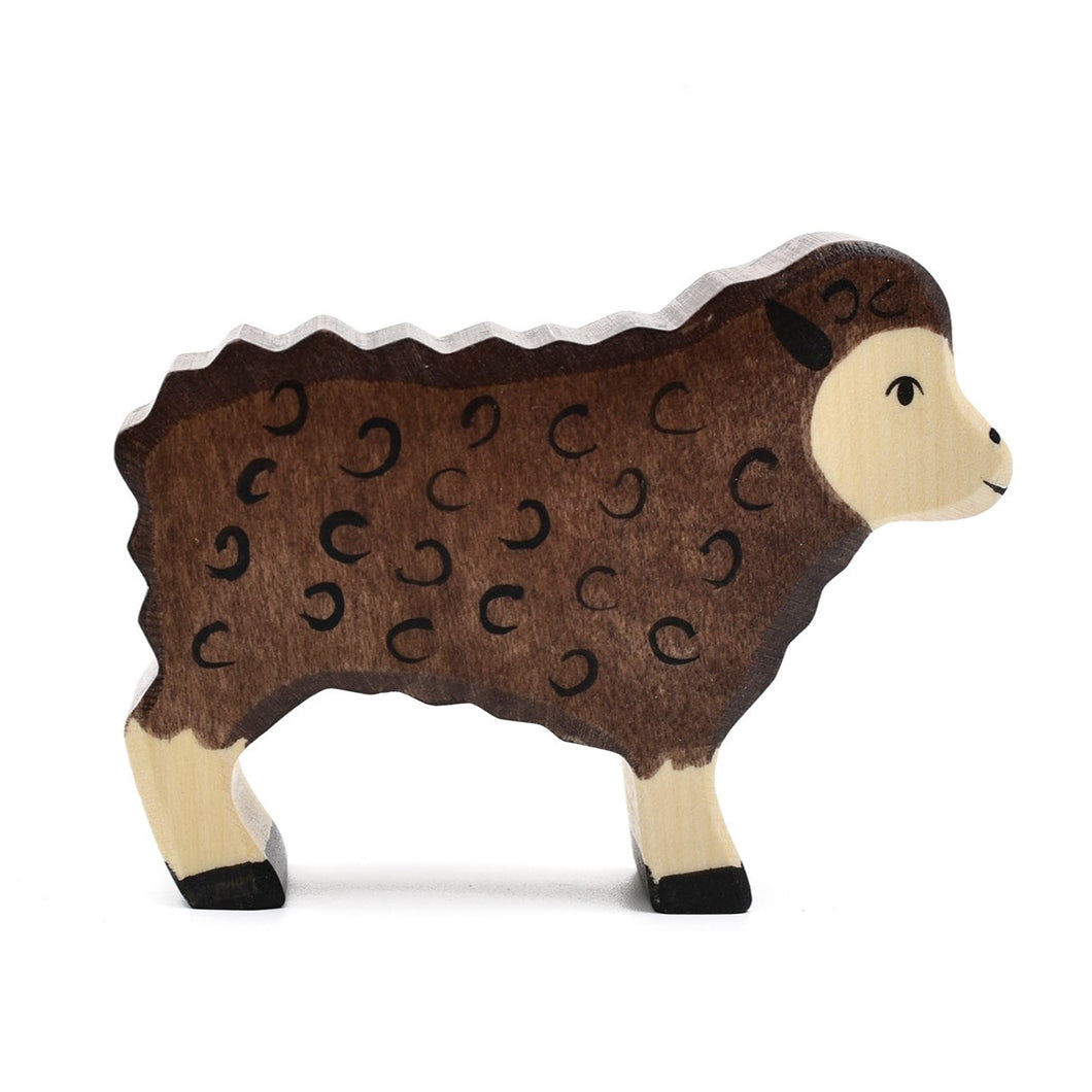 Sheep, standing, black