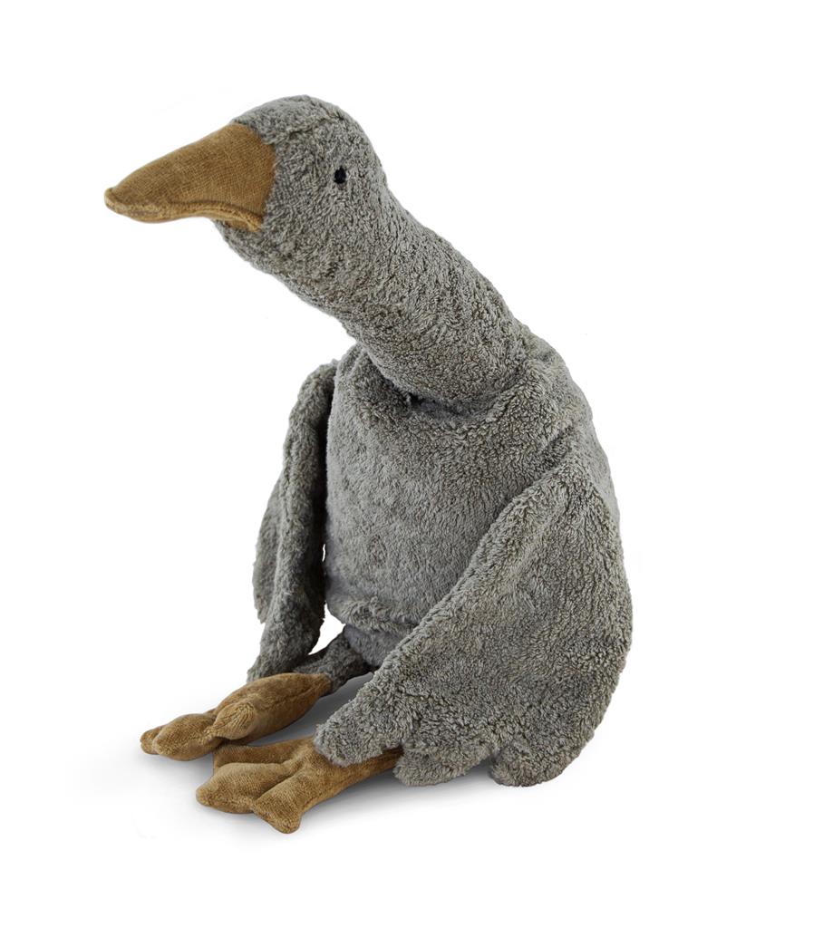 Cuddly animal Goose grey large